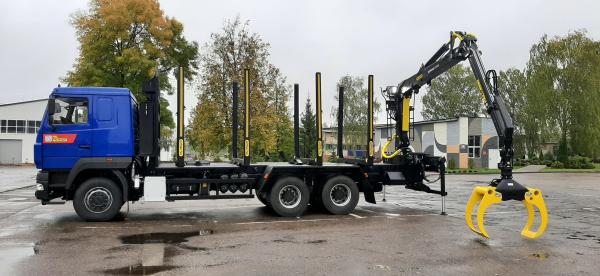 Сортиментовоз МАЗ-631228 c КУ VM10L74